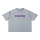 Mineral Wash Boxy Cotton T-Shirt
