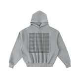 Frayed Enzyme Washed Fleece Hoodie