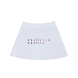 High-Waist Pocketed A-Line Skirt