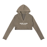 Vintage Washed Raw Edge Hoodie