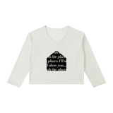 Women's Raw Hem Long Sleeve T-Shirt