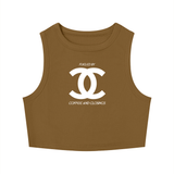 Women's Tight Crewneck Crop Tank Top