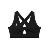 Women's Twist Front V-Neck Sports Bra