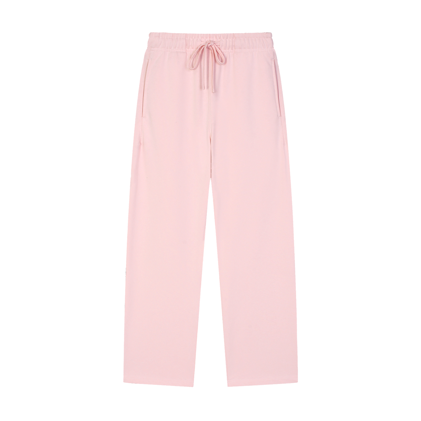 Solid Color Straight-Leg Sweatpants Secondary image