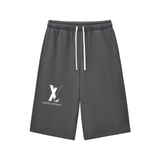 Relaxed Drawstring Three-quarter Sweatpants