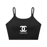 Spaghetti Strap Yoga Sports Bra