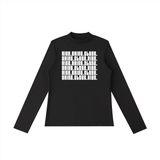 Essential Mock Neck Long Sleeve T-Shirt