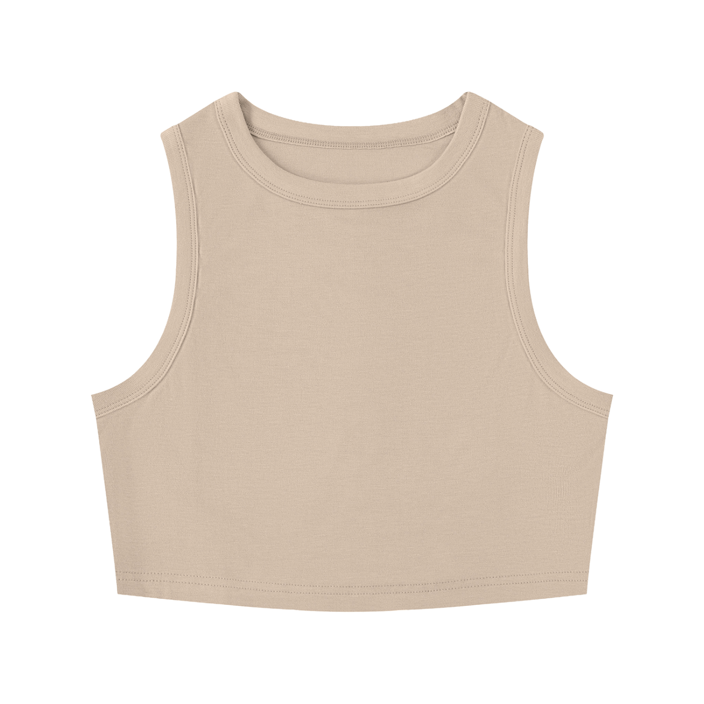 Women's Tight Crewneck Crop Tank Top Secondary image