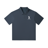 Drop Shoulder Short-Sleeve Polo