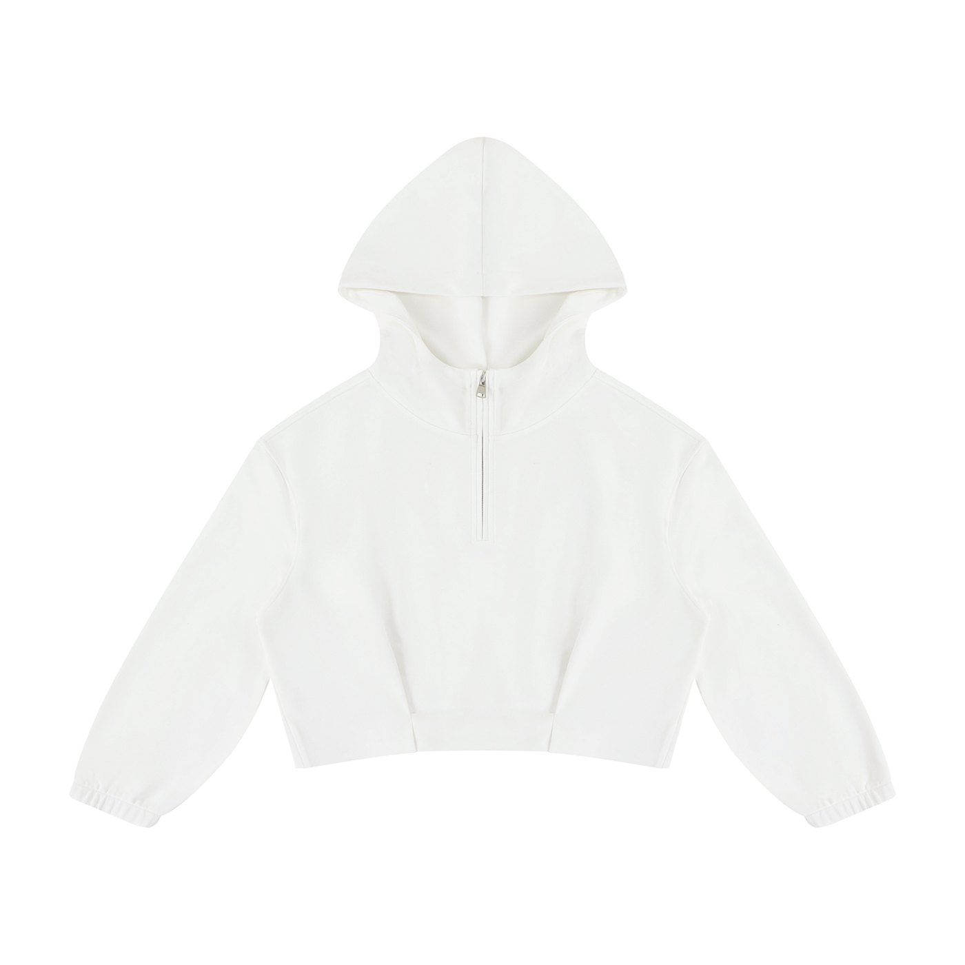 Women’s Boxy Quarter-Zip Hoodie Secondary image