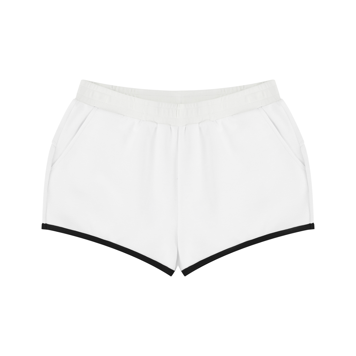Women's Retro Contrast Binding Shorts Secondary image