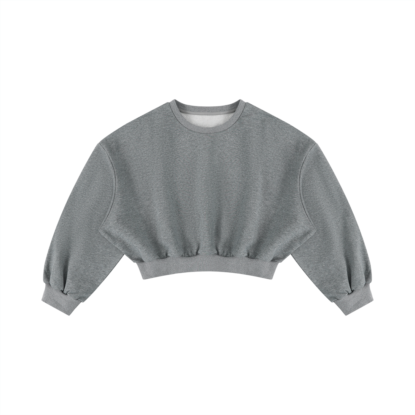 Women's Boxy Cropped Crewneck Sweatshirt Secondary image