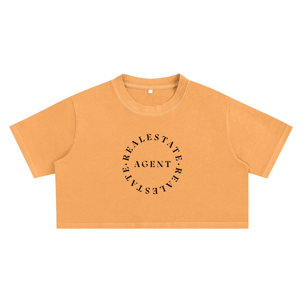 Snow Washed Crop Top