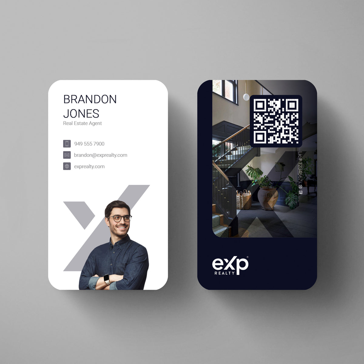 eXp Realty Business Card Template 009 | Custom Design & Print Main image