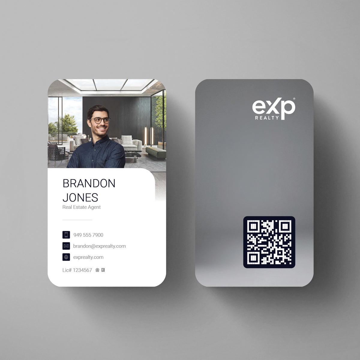 eXp Realty Business Card Template 012 | Custom Design & Print Main image