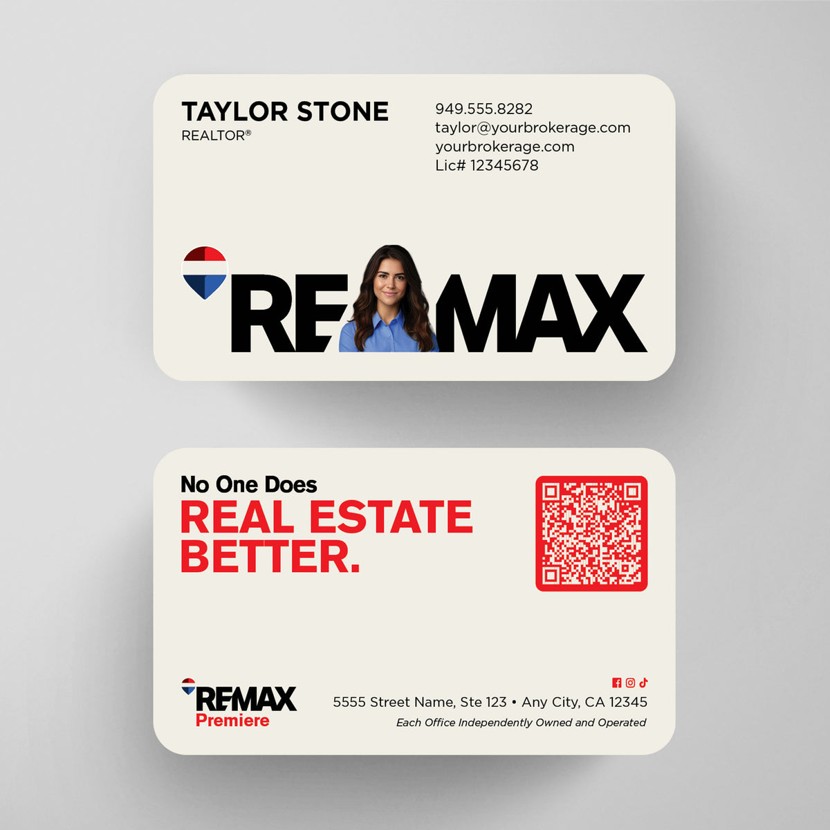 RE/MAX Business Card Template 005 | Custom Design & Print Main image