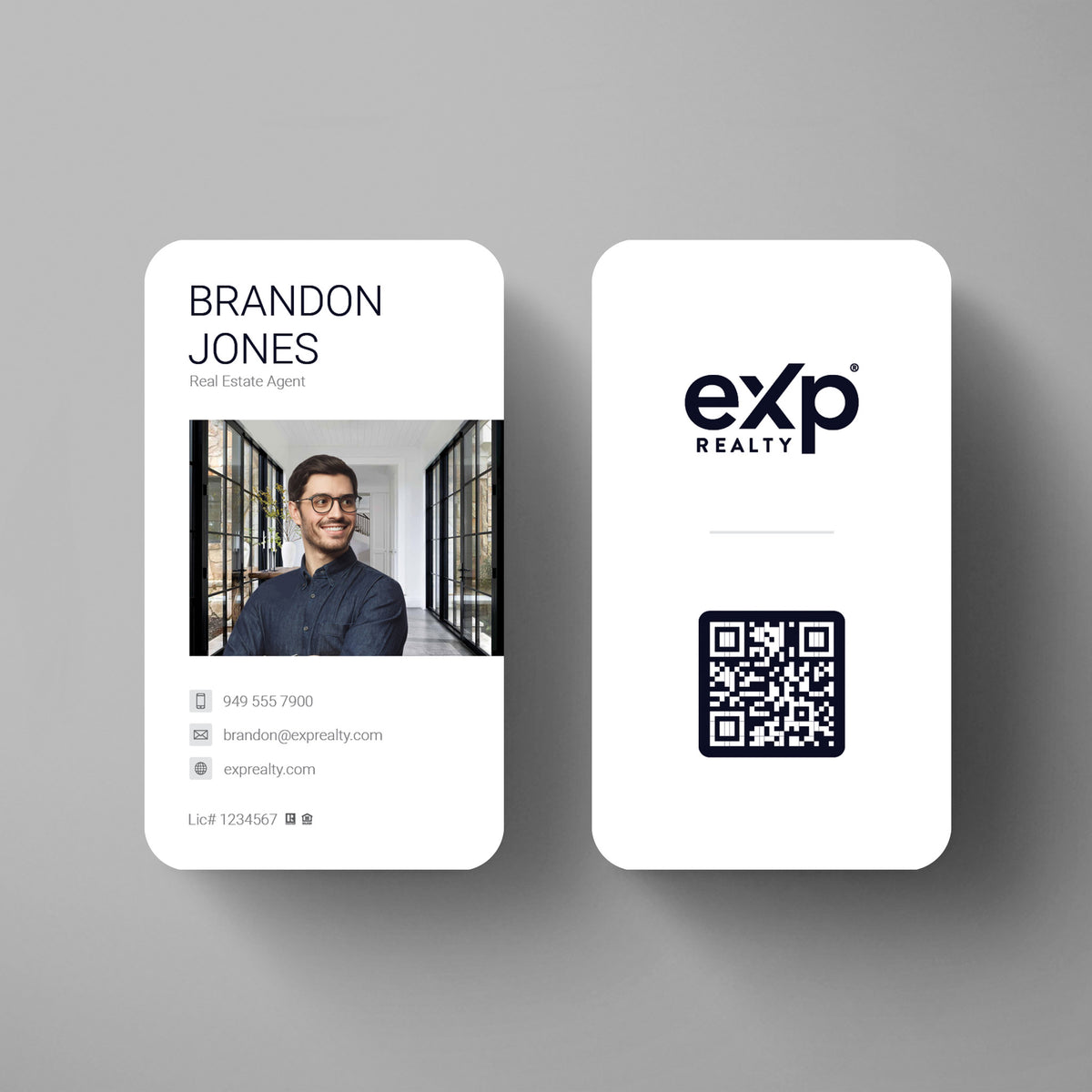 eXp Realty Business Card Template 002 | Custom Design & Print Main image