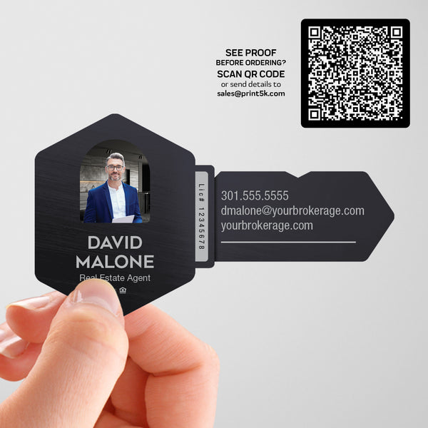 Coldwell Banker Die-Cut Business Card Template 005 | Custom Design & Print