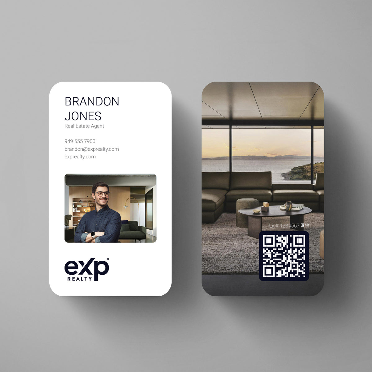 eXp Realty Business Card Template 005 | Custom Design & Print Main image