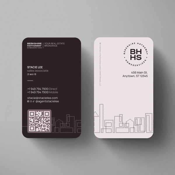 Berkshire Hathaway HomeServices Business Card Template 016 | Custom Design & Print