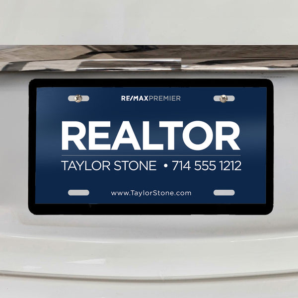 RE/MAX License Plate