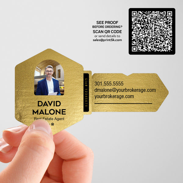 Coldwell Banker Die-Cut Business Card Template 006 | Custom Design & Print