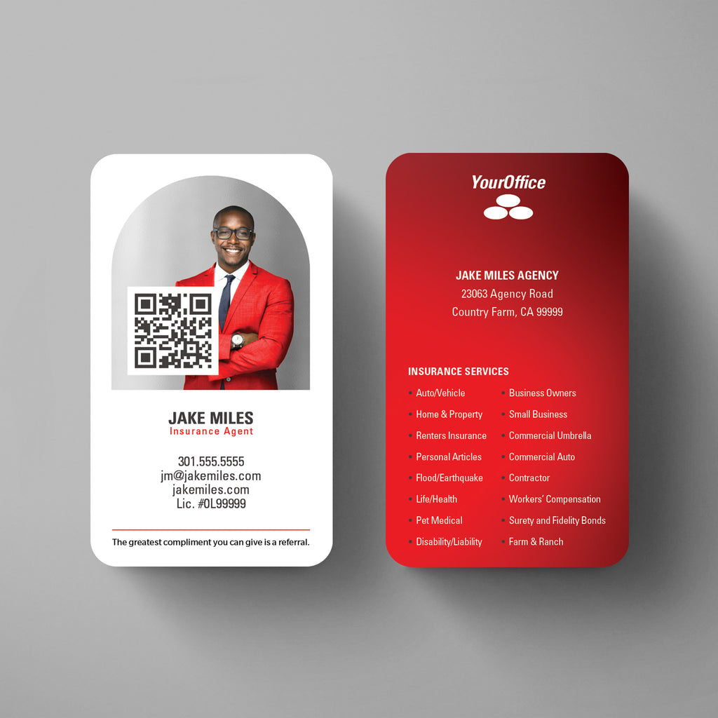 State Farm Insurance Business Card Template 024 | Custom Design & Print