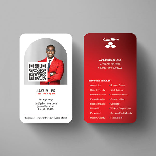State Farm Insurance Business Card Template 024 | Custom Design & Print
