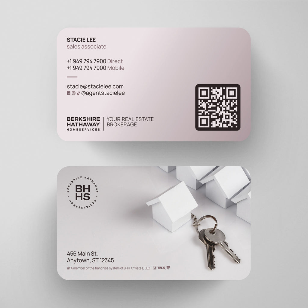Berkshire Hathaway HomeServices Business Card Template 002 | Custom Design & Print