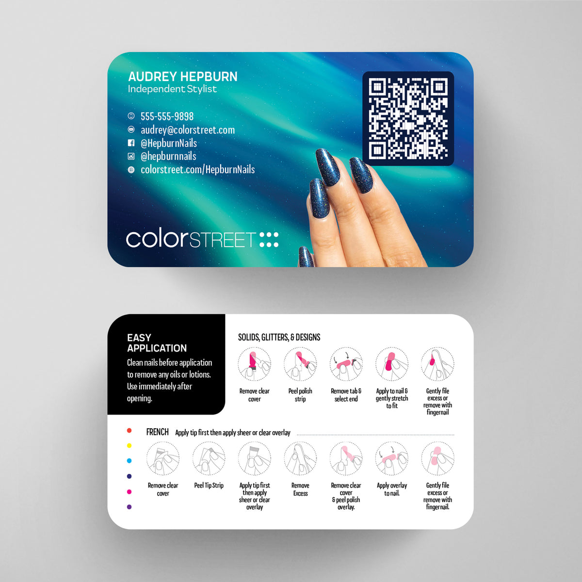 Colorstreet Business Card Template 008 | Custom Design & Print
