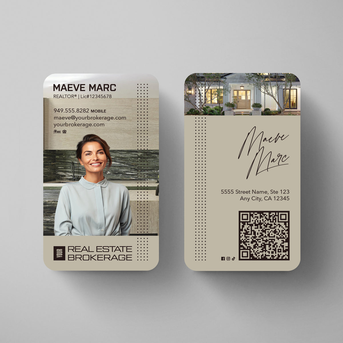 Your Brokerage Business Card Template 027 | Custom Design & Print