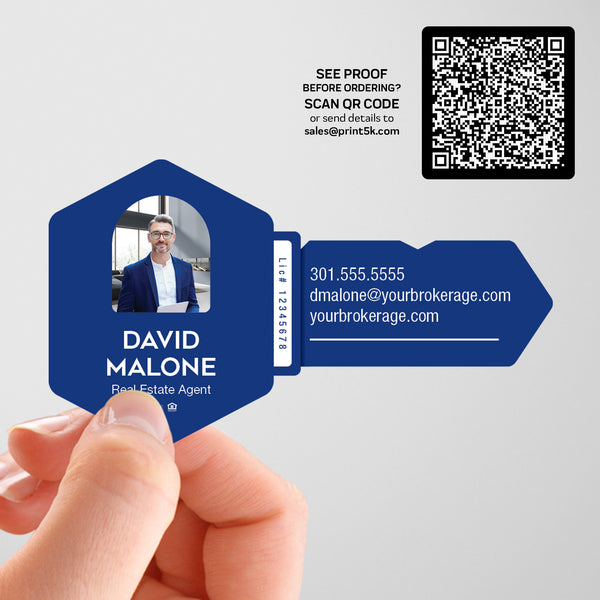 Coldwell Banker Die-Cut Business Card Template 007 | Custom Design & Print