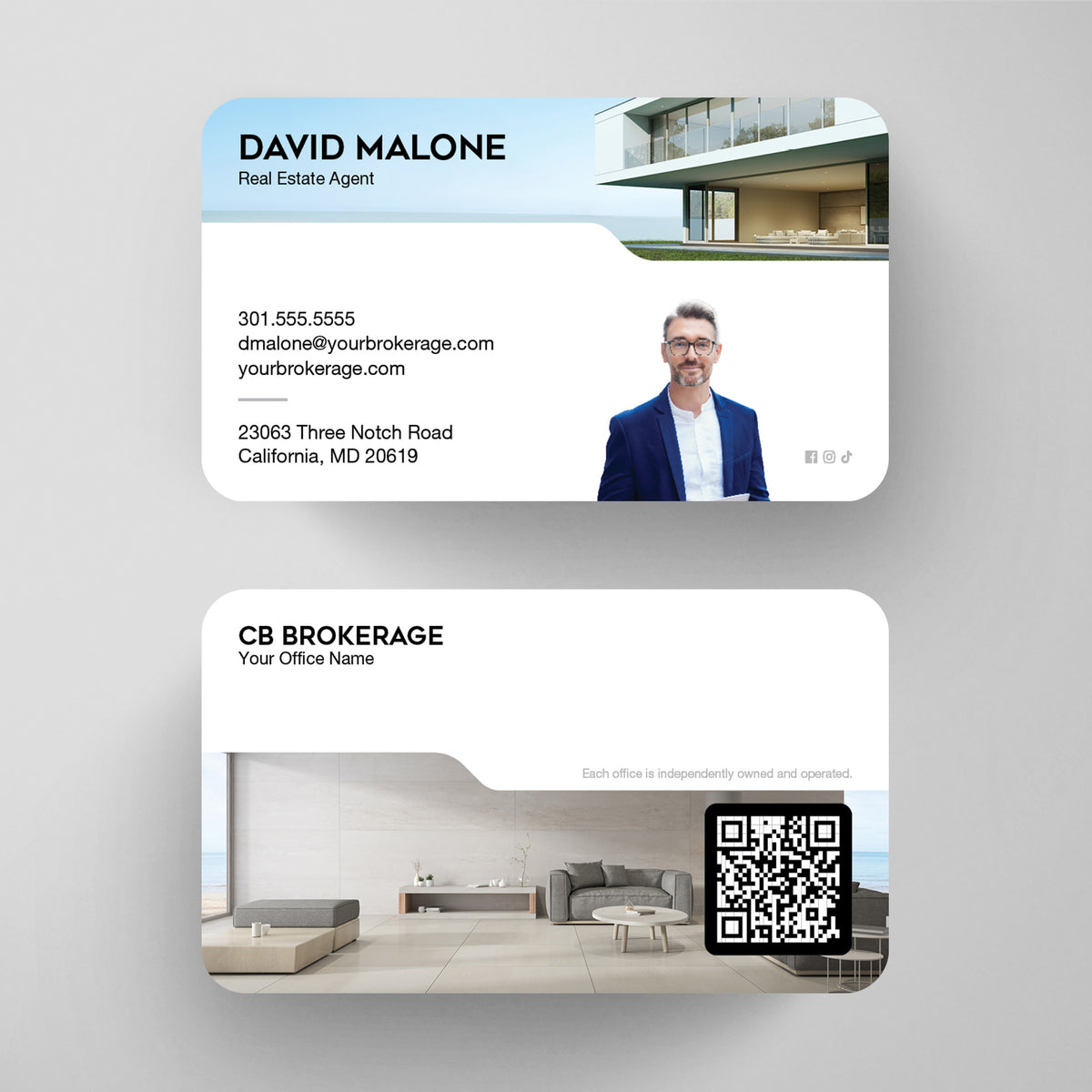 Coldwell Banker Business Card Template 008 | Custom Design & Print