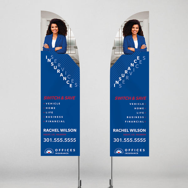Farmers Premium Feather Flags