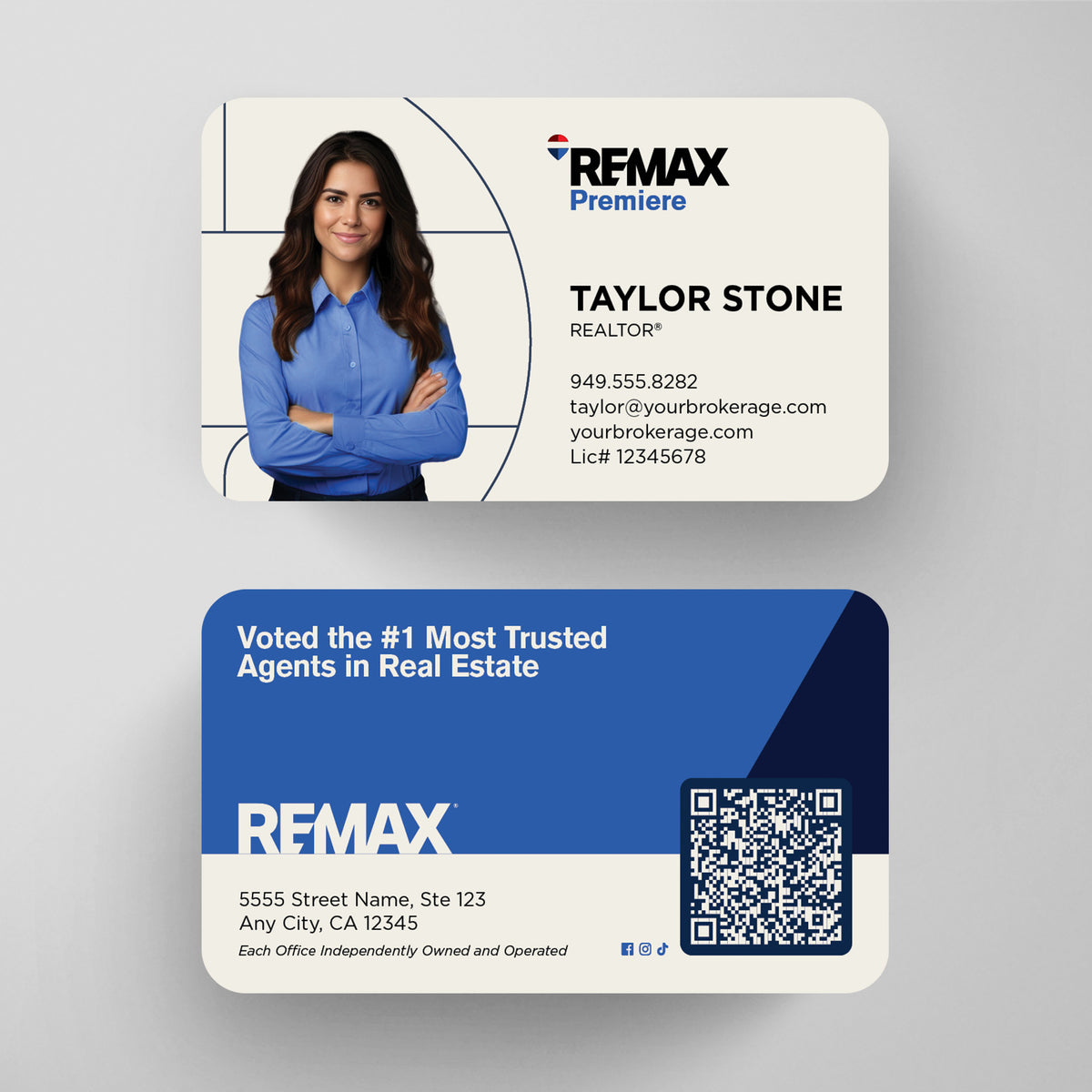 RE/MAX Business Card Template 002 | Custom Design & Print Main image