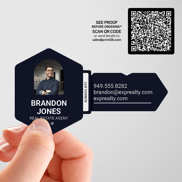 eXp Realty Die-Cut Business Card Template 005 | Custom Design & Print