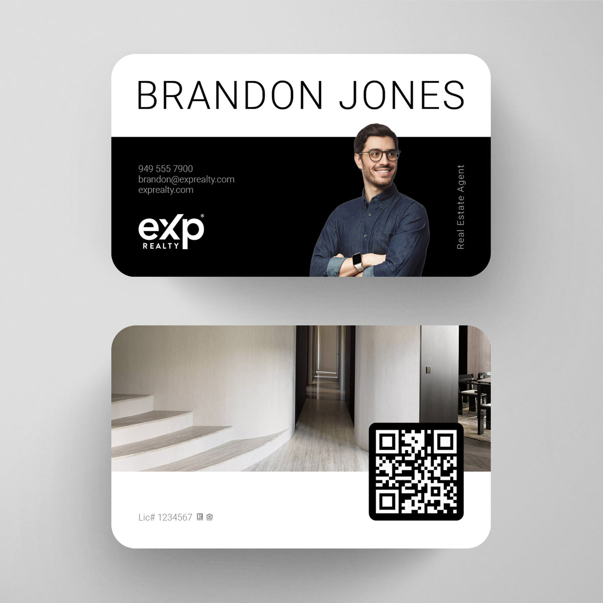 eXp Realty Business Card Template 028 | Custom Design & Print Main image