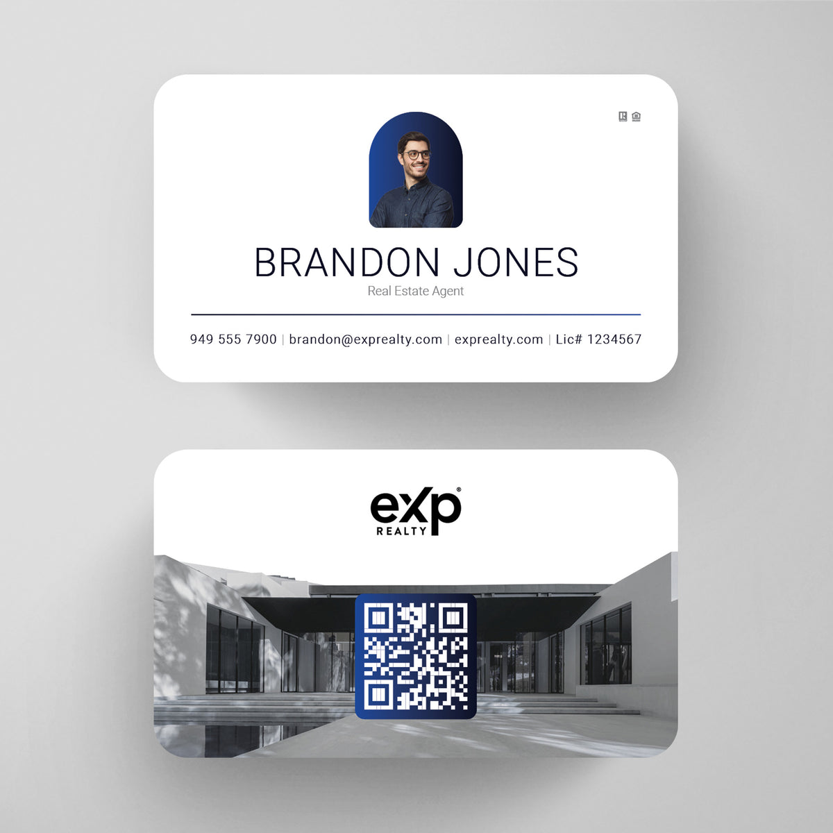 eXp Realty Business Card Template 024 | Custom Design & Print Main image