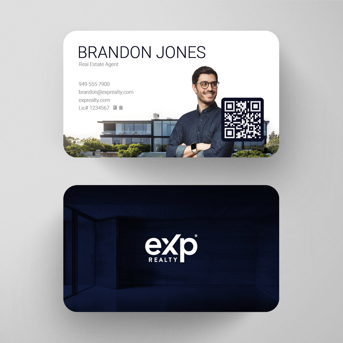 eXp Realty Business Card Template 019 | Custom Design & Print Main image