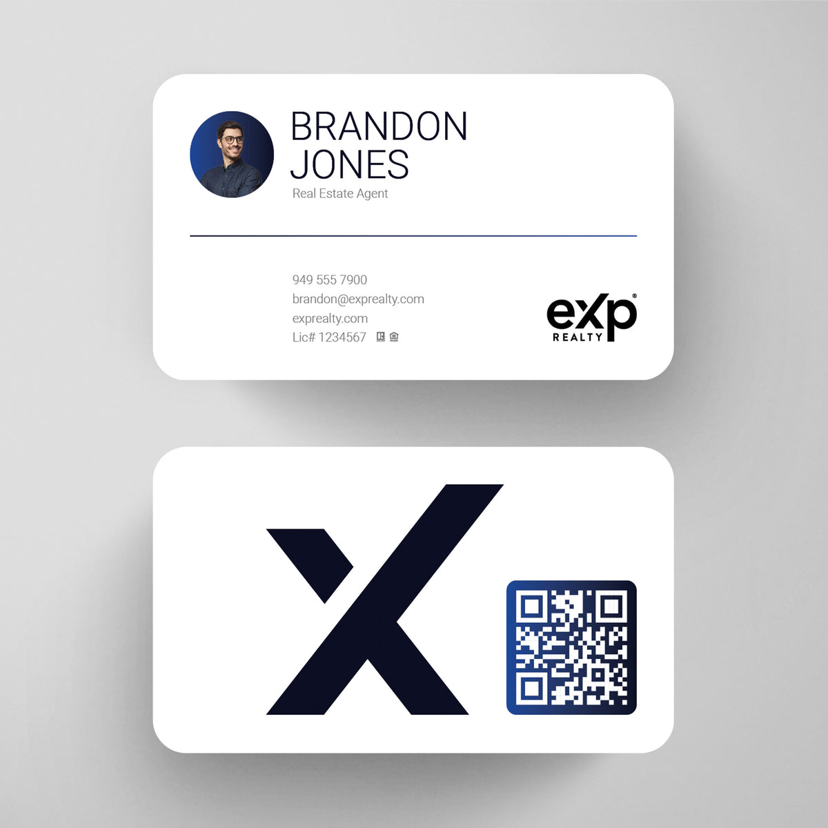eXp Realty Business Card Template 025 | Custom Design & Print Main image