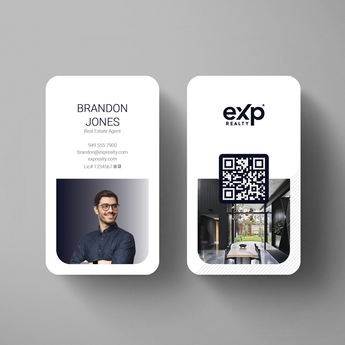 eXp Realty Business Card Template 010 | Custom Design & Print Main image