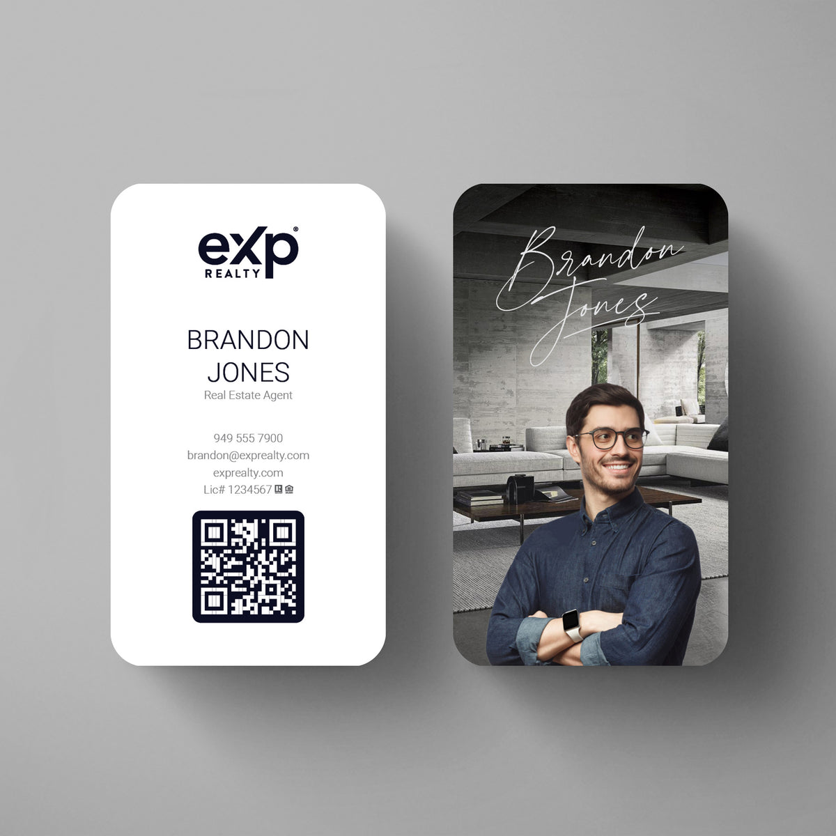 eXp Realty Business Card Template 004 | Custom Design & Print Main image