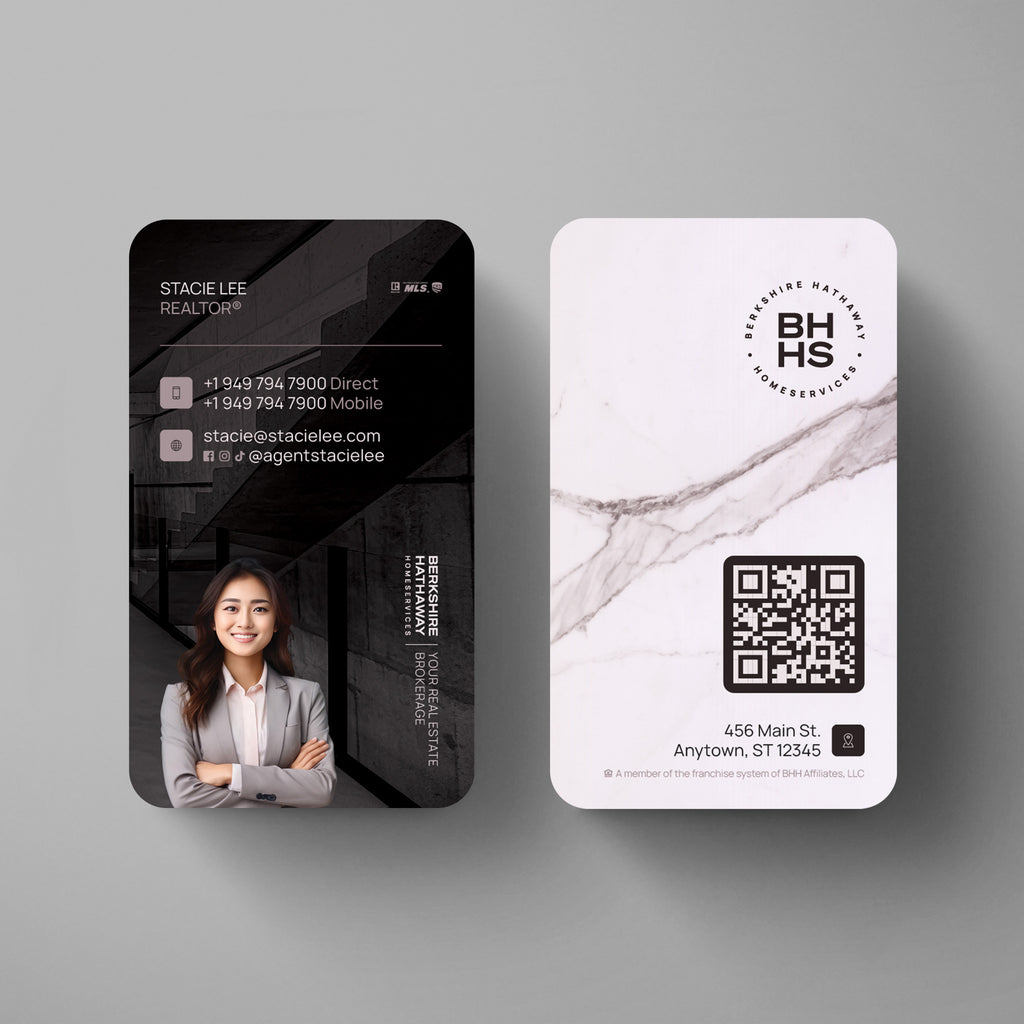 Berkshire Hathaway HomeServices Business Card Template 029 | Custom Design & Print