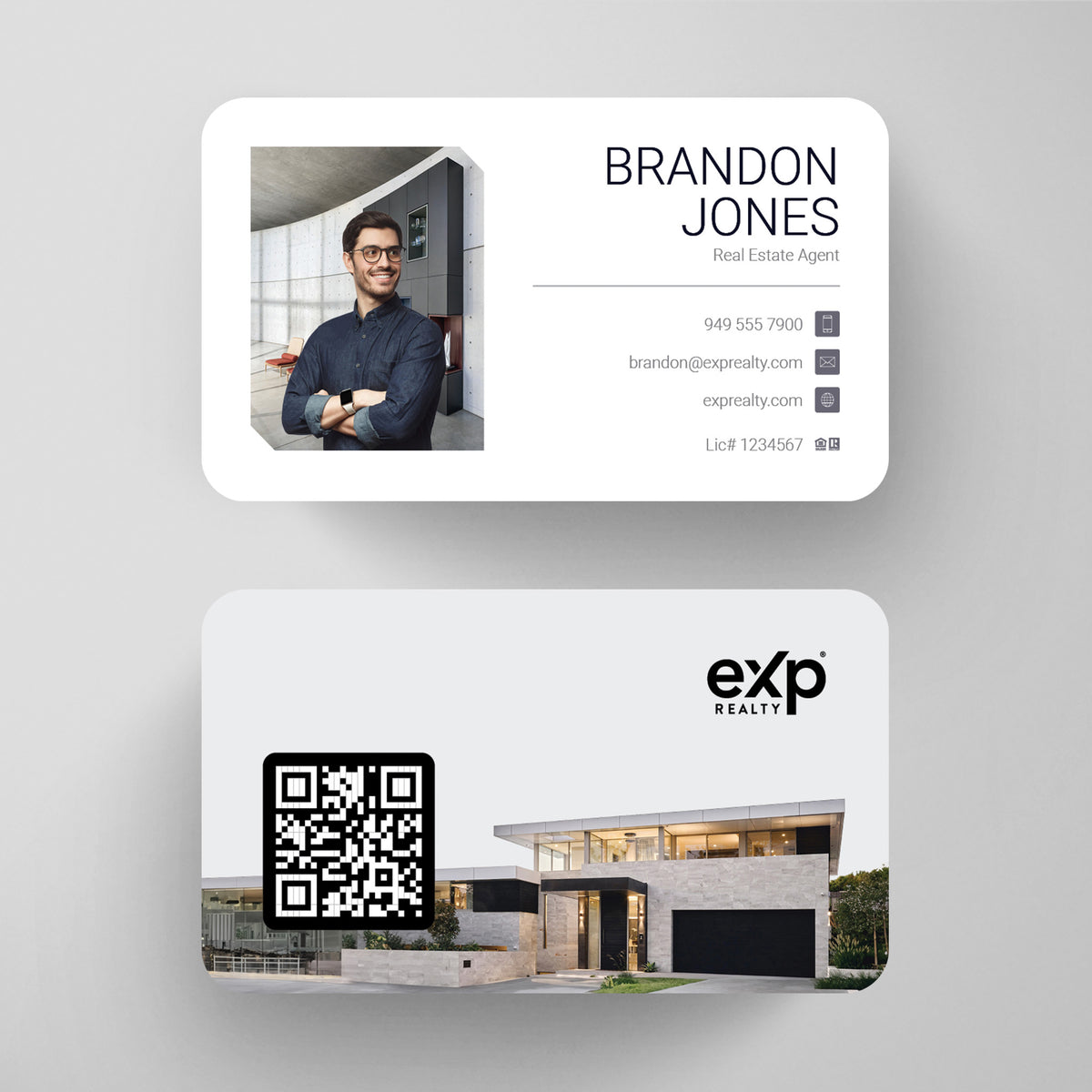 eXp Realty Business Card Template 021 | Custom Design & Print