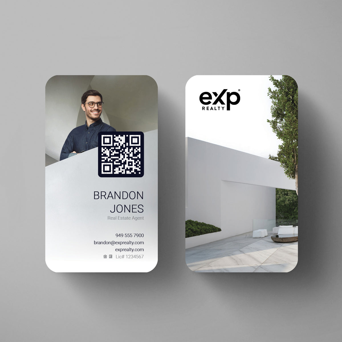 eXp Realty Business Card Template 014 | Custom Design & Print Main image