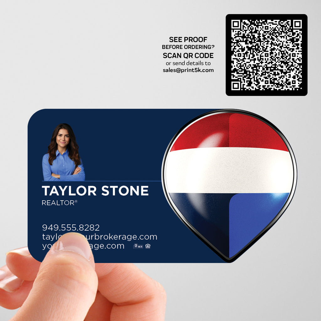 RE/MAX Die-Cut Business Card Template 008 | Custom Design & Print