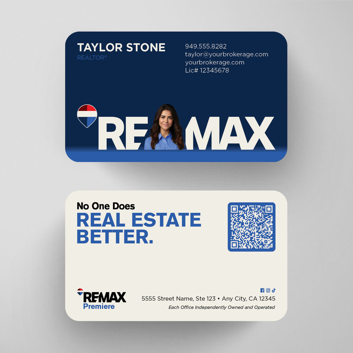 RE/MAX Business Card Template 006 | Custom Design & Print Main image