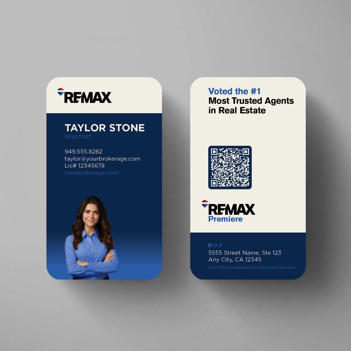 RE/MAX Business Card Template 017 | Custom Design & Print Main image