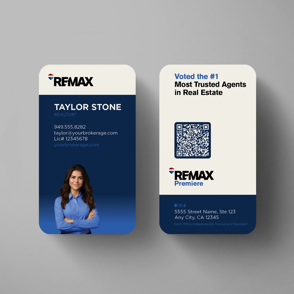 RE/MAX Business Card Template 017 | Custom Design & Print
