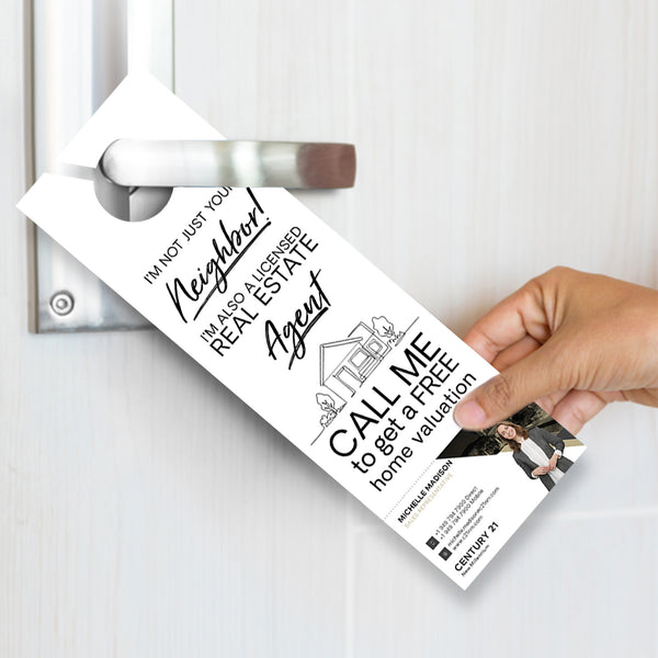 Century 21 Inspired Door Hangers